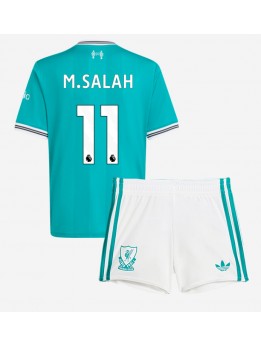 Billige Liverpool Mohamed Salah #11 Tredjedraktsett Barn 2025-26 Kortermet (+ Korte bukser)